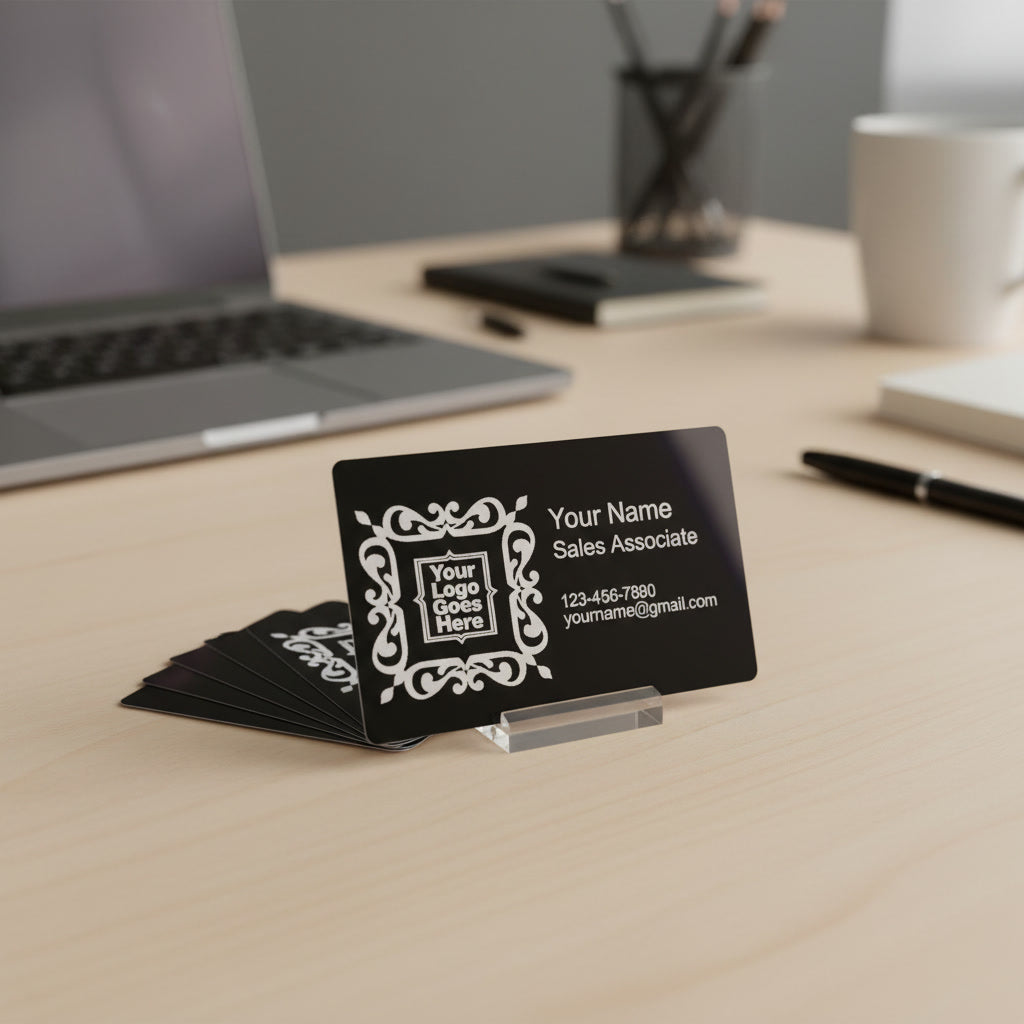 Premium Metal Business Cards — Custom Engraved, Durable