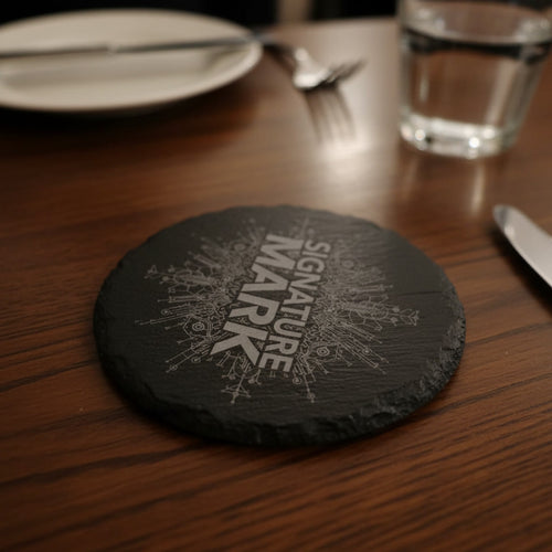Custom Slate Coasters — Premium Personalized Stone Coasters